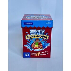Lakeshore Splash Reading Game Sight-Words K-1 Educational Kids